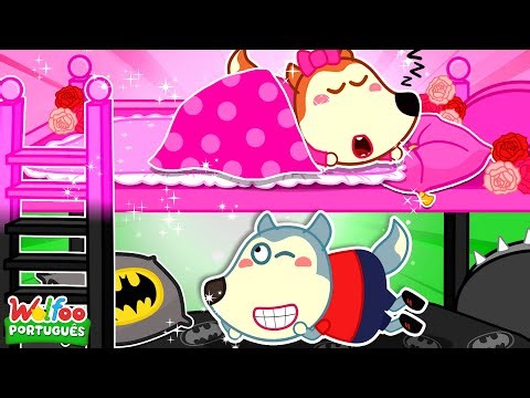 🛑AO VIVO | Desafio Quarto secreto rosa vs preto por Wolfoo e Lucy | Historinhas Infantis