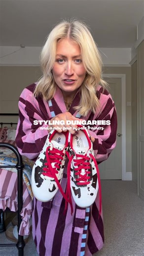 Stylish Dungarees and Trendy Trainers Outfit Ideas