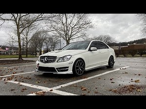 TUNED & STRAIGHT PIPED MERCEDES C300 W204 (Pops and Bangs)