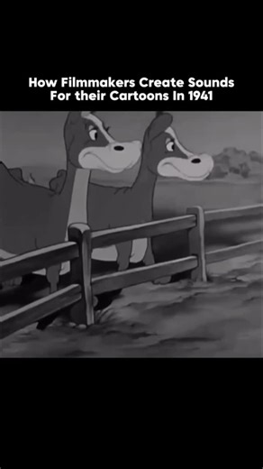 truth.buried.files on Instagram: "In 1941, before digital effects and advanced technology, filmmakers relied purely on creativity to bring cartoons to life through sound. Every footstep, crash, and explosion was made using everyday objects and clever techniques. Walking on different surfaces created realistic footsteps, while gunshots and sword clashes were mimicked with firecrackers, sticks, or metal hits. Thunder was produced by shaking large metal sheets, rain by dripping water, and wind by p