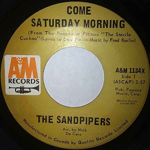 The Sandpipers - Come Saturday Morning
