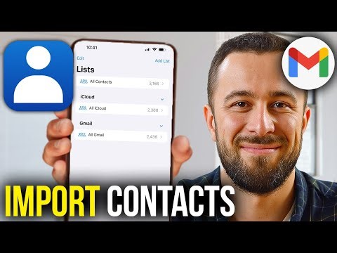 How To Import Contacts From Gmail to iPhone