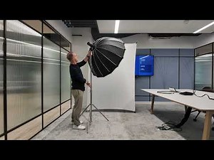 BTS Corporate Headshots Setup - Pure White Background