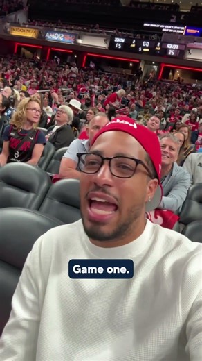 Tyrese Haliburton Checkin' in from Indiana Fever Season Opener 🔥