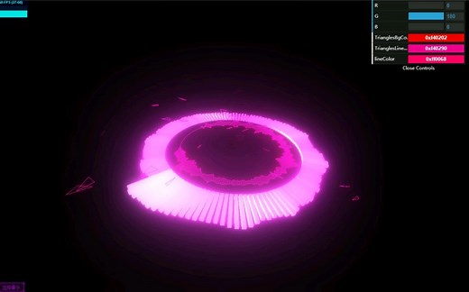 three.js 音频可视化