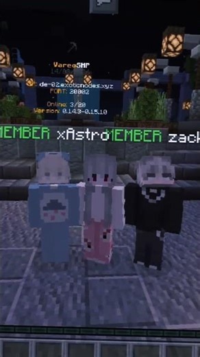 SERVER MINECRAFT 0.14.3 - 0.15.10 MAU MAIN BARENG CEK IP DAN PORT DI BIO #shorts #minecraftshorts