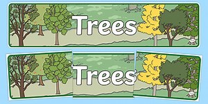 Trees Display Banner