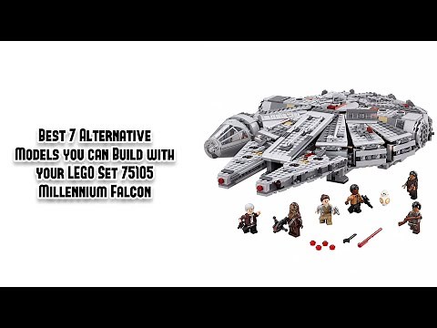 Best 7 Alternate Builds for LEGO Set 75105 Millennium Falcon