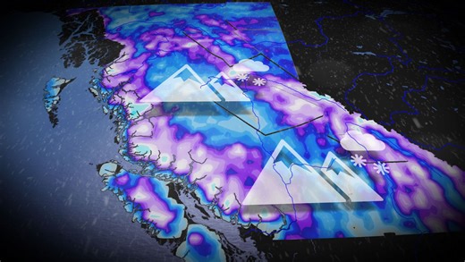 B.C. snowpack reveals sharp divide ahead of the spring melt - The Weather Network