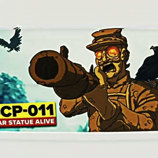 Scp-011 "Sentient Civil War Memorial Statue." edit || #scp011 #scpfoundation #shorts