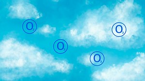 Download Infographics design with formation of ozone the action, Molecule of ozone, ozone molecule, The ozone layer depletion explained for free