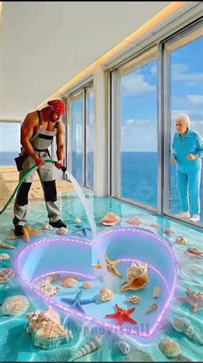 THIS FLOOR IS JUST CRAZY 😱 Luxury Blue Pool EpoxyFloor #epoxyresin #epoxyfloor