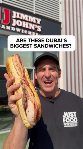 JustFood on Instagram: "There’s 12 inch sandwiches and then there’s 12 inch sandwiches 😂 @jimmyjohnsme came to Dubai a few months ago but this was my first time trying them….And I was honestly thoroughly impressed 👏 Not only are their sandwiches absolutely STACKED with filling but the fillings taste fresher, less processed and the bread is superb ⭐️ We also tried their pickletok sandwiches 🥒 Give me a footlong please! 😂 #dubaifood #dubaieats #dubaifoodie #jimmyjohns"
