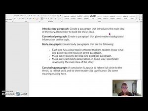 Structuring your Narrative Essay Rough Draft