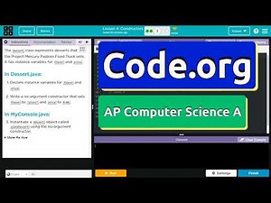 Code.org Lesson 4.3 Constructors | Tutorial with Answers | Computer Science A (CSA) Unit 2