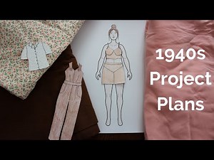 1940s Sewing Project Plans - Women's Land Army