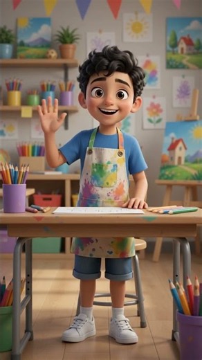 🖍️ مرحبًا! أنا آدم 🎨 هيا نتعلم الرسم خطوة بخطوة للمبتدئين | رسم سهل وممتع# تعلم_ الرسم#الرسم_السهل