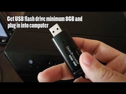 how to install windows 10 from usb flash drive