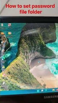 how to set password file folder in windows 11