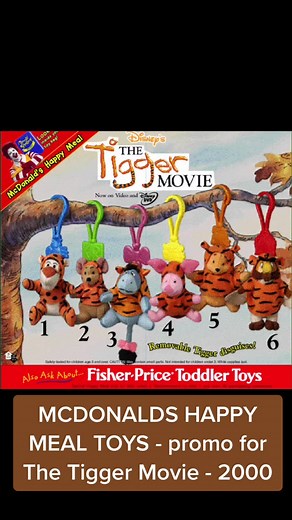 McDonald's Happy Meal Toys for The Tigger Movie (2000)