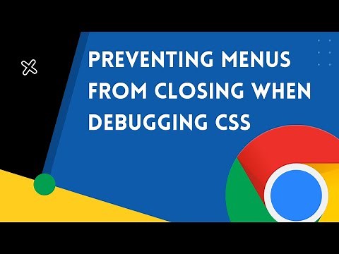 Preventing Dropdown Menus from closing when Inspecting using Chrome Devtools