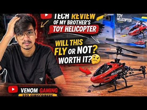 CHEAP TOY HELICOPTER REVIEW 🚁 || Will This Actually Fly? #techreview