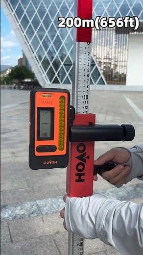 Dovoh K4 vs P4 Pulse Mode Range Test with DR1 Receiver #laserlevel #outdoorwork #rangetest