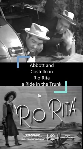 Abbott and Costello - Rio Rita (1942) - In the Trunk #abbottandcostello #riorita #comedy #1940s #1942