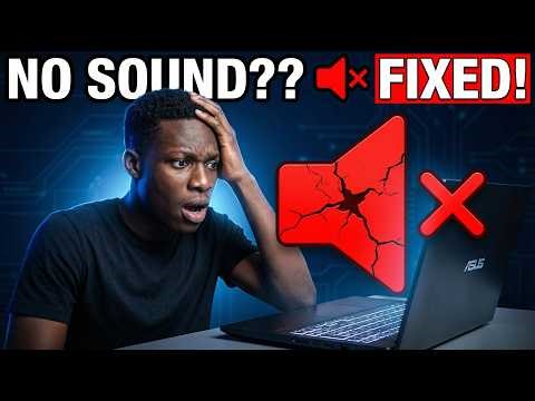 How to Fix Sound Problems on Your Asus Laptop (2026) – Easy & Fast (driver way)