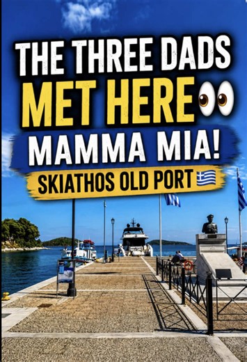 Would you have recognised this iconic Mamma Mia filming location? 👀 At Skiathos Old Port, Sam and Harry miss the ferry to Kalokairi before crossing paths with Bill and catching a ride on his sailing boat. 🇬🇷⛵ One of the film’s most memorable locations, hiding in plain sight in Skiathos Town! #mammamia #skiathos #mammamiamovie #greekislands #greecetravel