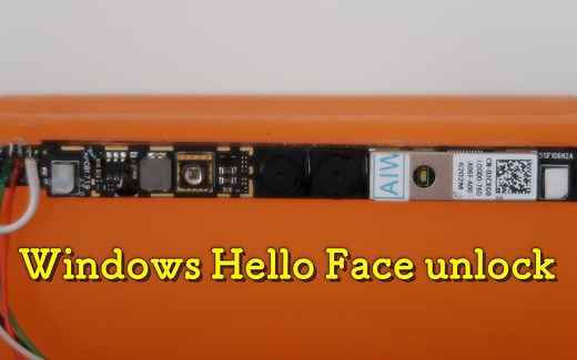 30块搞定Windows Hello人脸解锁！
