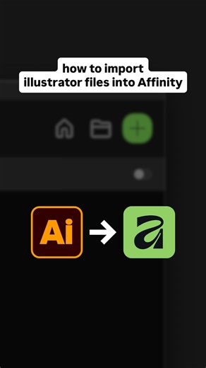 Ren Barkevics on Instagram: "here’s how to import your illustrator project into @affinity 🎄☃️ if you’re switching from illustrator to affinity, this is good news for you! everything stays editable: • vectors • text • layers have fun designing 👊 — gramps ❄️ (not ren) #canva #affinity #affinitydesigner #branding #logo #logodesign #brandidentity"