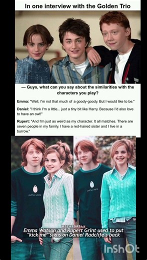 The Golden Trio’s Funniest Interview Moment! ⚡🪄 | Harry Potter