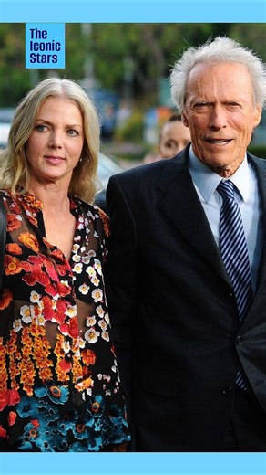 Clint Eastwood with his long time partner Christina Sandera ✨ #clinteastwood #sandera