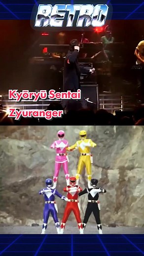 Artist: Kenta Satō Song: Kyōryū Sentai Zyuranger Kyōryū Sentai Zyuranger Opening The popular american show Mighty Morphin Power Rangers was an adaptation of Kyōryū Sentai Zyuranger, that used many of its original fighting scenes. #SuperSentai #Zyuranger #kyoryusentaizyuranger #tokusatsu #MightyMorphinPowerRangers #PowerRangers