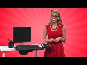 3M Sit and Stand Easy Adjustable Keyboard Tray