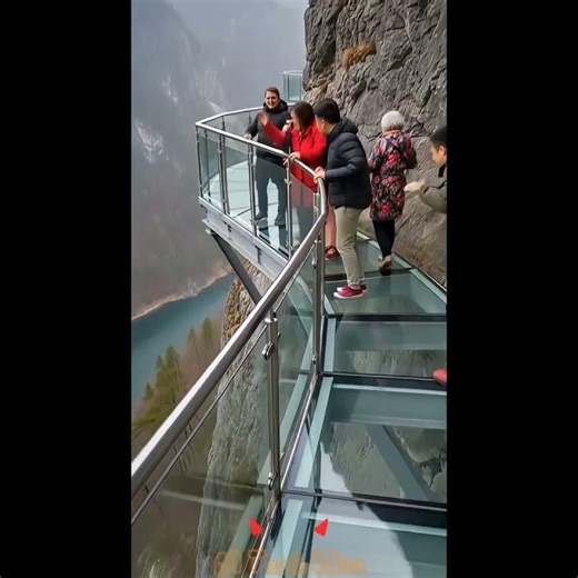 China’s Glass Bridge Accident | Tourists in Panic 😮