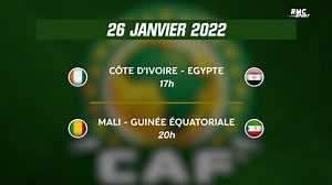 CAN 2022 26 janvier : Fin des huitièmes, choc Côte d'Ivoire - Egypte
