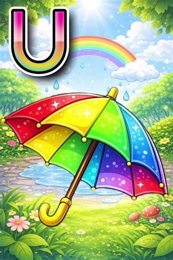 U is for Umbrella ☂️ | Learn ABC for Kids | Alphabet Song