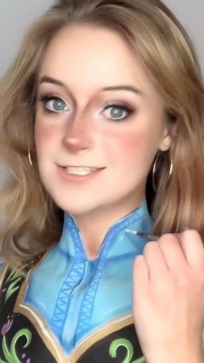 6.5K views · 23 reactions | Turning myself into Anna from Frozen❄️☃️ #makeup #facepaint #sfx | Lauren Ward | Facebook