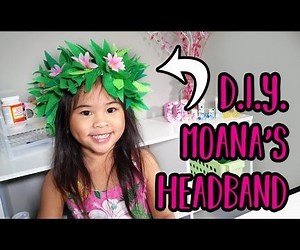 DIY Moana's Flower Headband