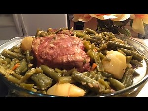 Southern style Green beans/ string beans recipe
