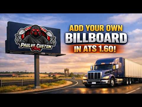 ATS 1.60 ModStudio Billboards | Add Your Own Adverts