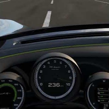 Porsche 918 Spyder Naturally Aspirated Hybrid V8 4.6L Engine Top Speed