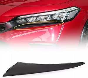 Front Left Headlight Eyelid Molding Trim Strip for Honda Civic 2022-2023#71207-T31-H01