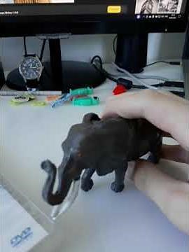 Hickory Dickory Dock The Elephant broke the clock.🐘🕰💥