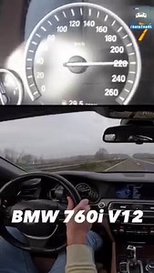 BMW 760i V12 BiTurbo at top speed! | AutoTopNL