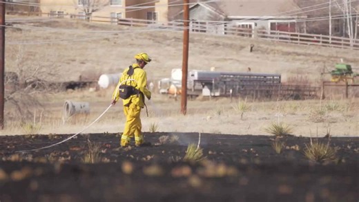 Brush fire in Lone Tree under control, no structures threatened