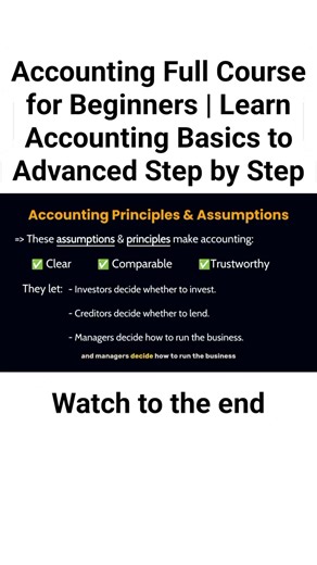 6K views · 96 reactions | Accounting Full Course for Beginners | Learn Accounting Basics to Advanced Step by Step #accounting #accountant #fbreelsfypシ゚ #hilightseveryonefollowers #everyoneactive | Accounting Knowledge Concepts | Facebook