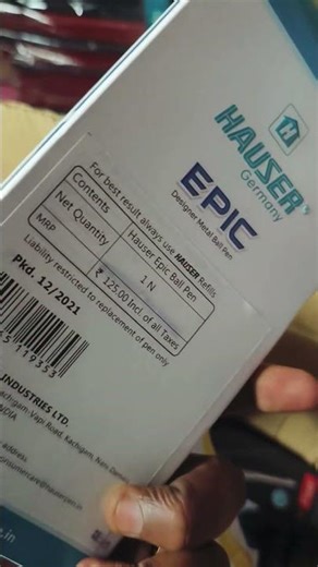 Hauser Epic pen gift box 😱😱😱 #trending #shortsfeed#shortsfeed